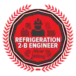 2B Red refrigeration badge license 2