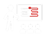 Instructor teaching icon